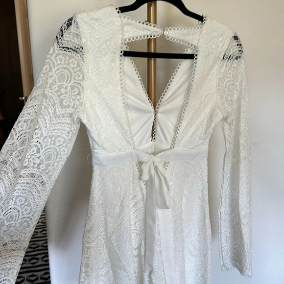 Nwot Fore white Lace Serenity Dress - Picture 6 of 8